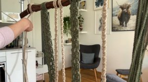 Macrame CURTAIN timelapse