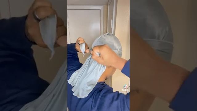 How to Tie a Durag (FOR BEGINNERS) #360bron #shorts #360waves