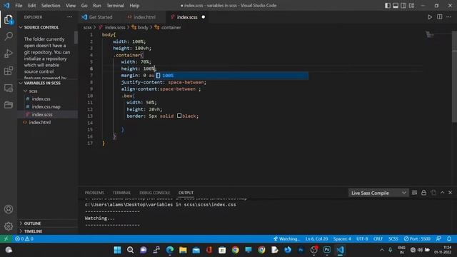 Variables in SASS смотреть онлайн