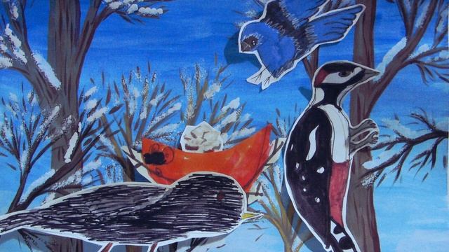 Зимующие птицы и где они обитают смотреть онлайн