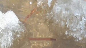 АСМР звук воды и льдинок реки Волги..