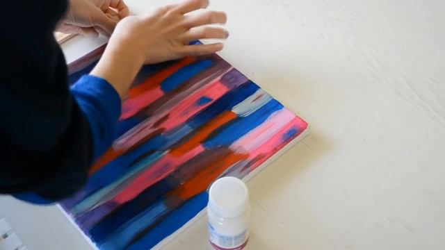 Уроки рисования! Как нарисовать абстрактную картину. Учимся вместе. смотреть онлайн