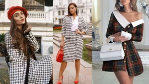 СТИЛЬНЫЕ КОСТЮМЫ ПЛАТЬЯ ИЗ ТВИДА? МОДНЫЕ ОБРАЗЫ