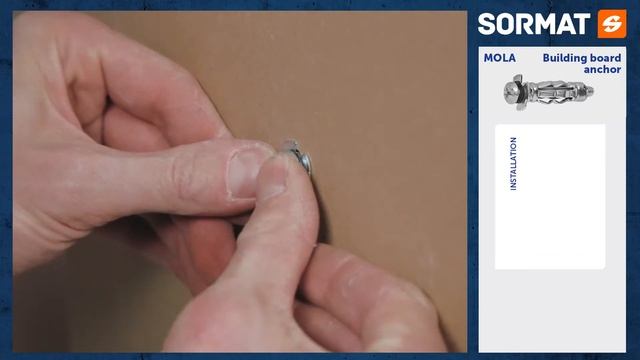 Металлический дюбель для листовых материалов MOLA смотреть онлайн