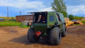 Вездеход "Восток Тундра" Плавающий проходимец из Красноярска