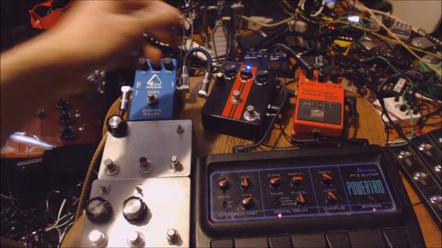 Circuit Bent DeltaLab Digital Delay, BBE AM64, and Ibanez Powertrio смотреть онлайн