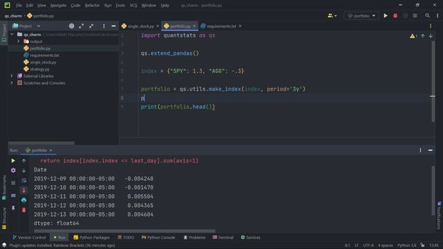 How to Backtest Trading Algorithms and Portfolio Metrics with Python and QuantStats
