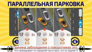 Как правильно и безопасно Парковаться. Как пользоваться поворотниками.
