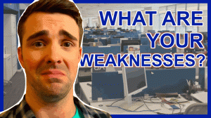 How To Answer Job Interview Questions: What Are Your Weaknesses? | Simple English |