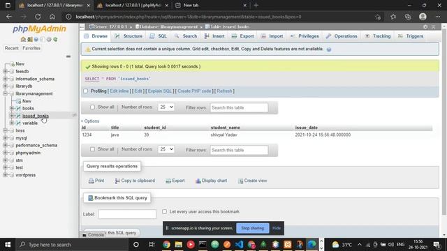 Library Management system in Java