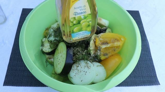 Овощи на мангале/ Секретный маринад для овощей гриль!!!