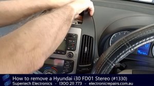 How to remove a Hyundai i30 FD01 Stereo (#1330)