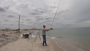 Тест удилищ на дальность комфортной ловли на море