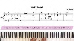 Jazz piano lesson 9.Drop 2 voicing (12key exercise) /free transcription /arr.Hans Piano