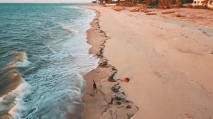 Drone Sunset near Mahajanga, Madagascar