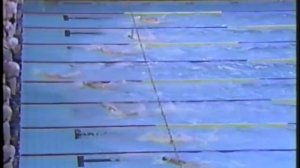 1988 Olympic Games - Swimming - Men's 100 Meter Backstroke Heats - David Berkoff USA   WR