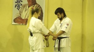 Мощная тренировка. Каратэ Кёкусинкай с Олегом Ухванисовым. Лариса Брауз. Кострома