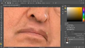 Ретушь Александра Григорьевича: Усы исчезают в Фотошопе