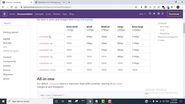 Bootstrap Bangla Tutorial 4. Bootstrap Container