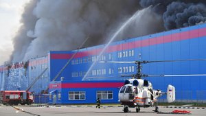 OZON горит в Московской области. Озон.