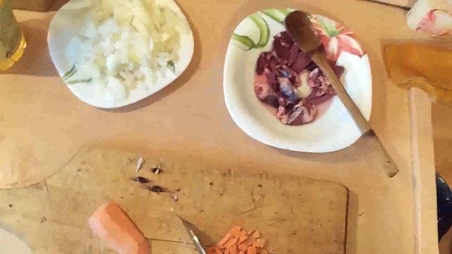 куриные желудки жареные