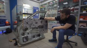 Шумоизоляция виброизоляция дверей автомобиля своими руками Акустическая система, установка автозвук