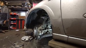 Nissan Almera Classic замена переднего датчика ABS