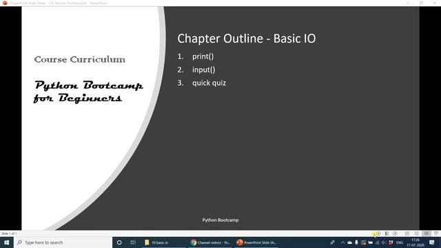 10.0: Chapter Outline: Chapter 10 – Basic Input/Output in Python