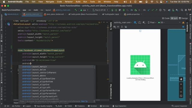 Facebook Shimmer Effect in Android Kotlin 2023 | Part 1