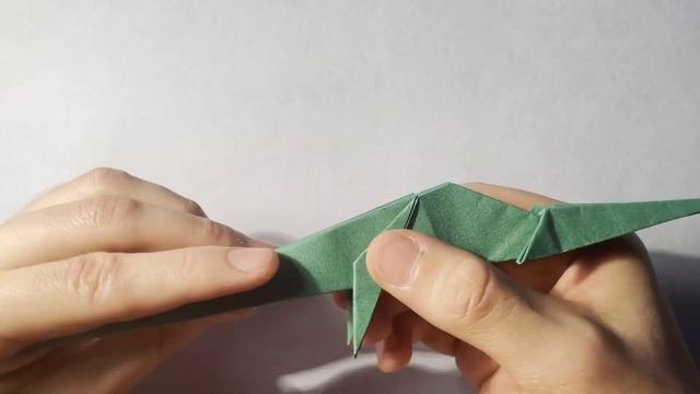 How To Make An Easy Origami Crocodile (gharial/gavial), Step By Step Tutorial.