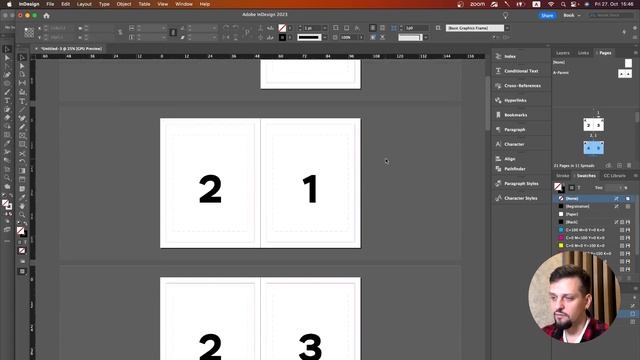Начало нумерации с другой страницы в InDesign смотреть онлайн