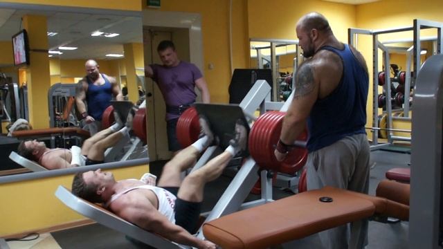 Жим ногами (Дроп - сет) смотреть онлайн