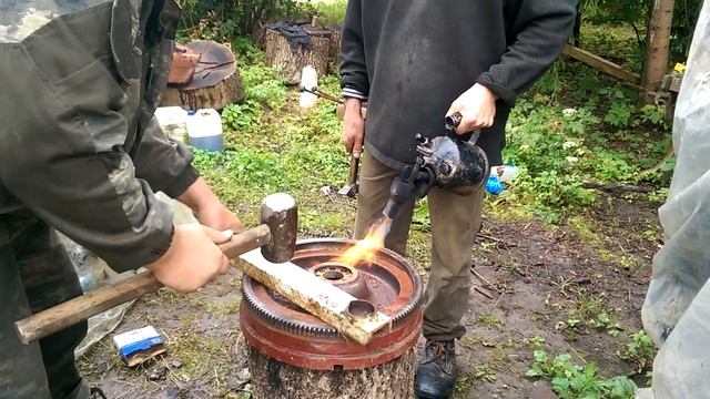 Т-25 Замена венца маховика