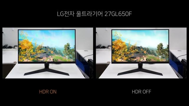 HDR Game - LG전자 울트라기어 27GL650F смотреть онлайн