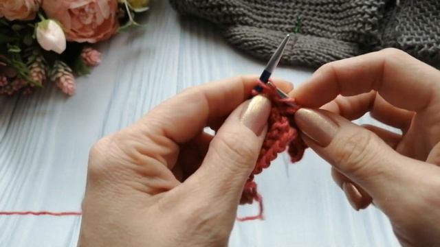 Копилочка полезностей//Красивый узор, вместо платочной вязки, лицевой глади и других...