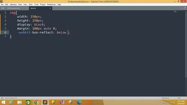 Pure CSS Reflection Property -webkit-box-reflect | CSS3 Image Reflection Effect