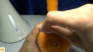 Как сделать утяжку мордочки и глазных впадин на вязаной игрушке