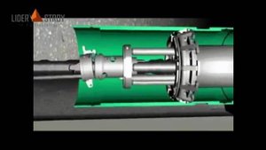 Санация трубопроводов методом 'труба в трубе' с разрушением старой трубы (анимация + видео)