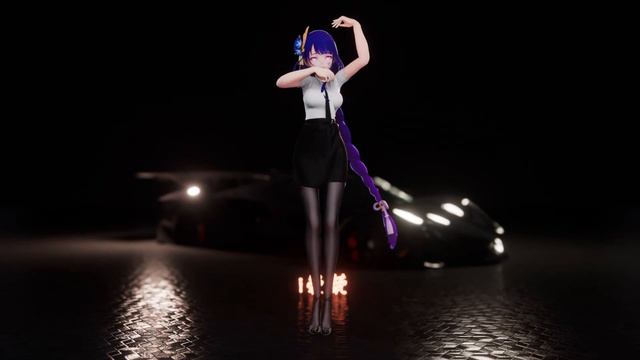 【Genshin Impact MMD／4K／60FPS】Raiden Ei【[A]ddiction】 смотреть онлайн