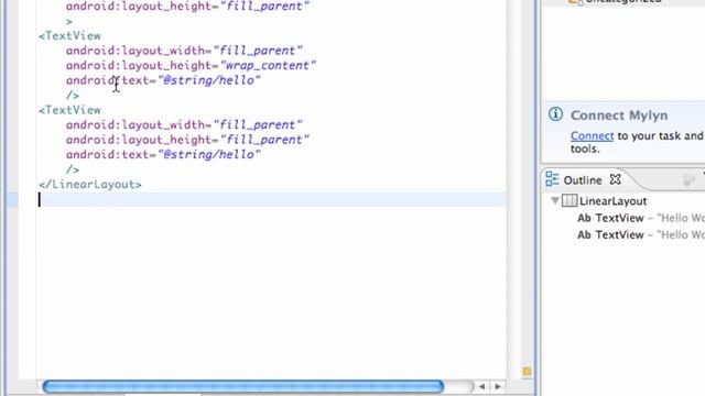 Learn Android Tutorial 1.3- Intro to XML and Custom Layouts смотреть онлайн