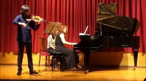 Brahms Violin & Piano Sonata in D minor (1st Mov)