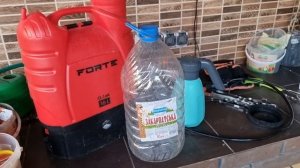 Аккумуляторные опрыскиватели (16л и 2л). Обработка сада и огорода биопрепаратами (garden treatment)