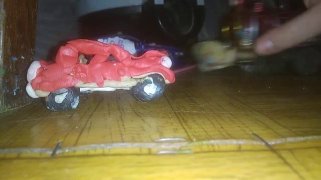 краш тест Plymouth roadrunner из пластилина смотреть онлайн