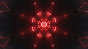 4k Red Neon VJ Loop Abstract Background - Motion 4k Screensaver
