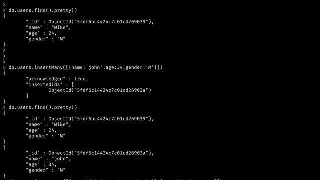 How to insert documents into mongodb | MongoDB смотреть онлайн