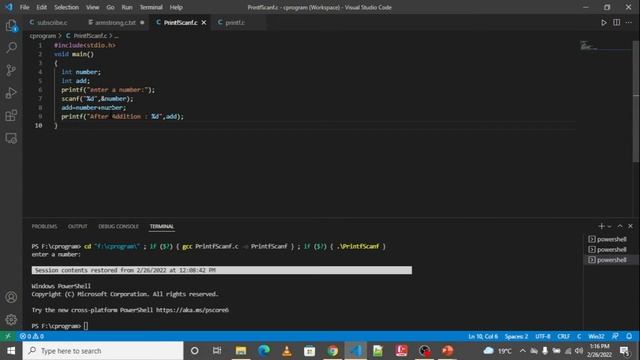 #6 | Printf and Scanf in C Language | Printf Scanf Function in C Prigramming | Scanf Function смотреть онлайн