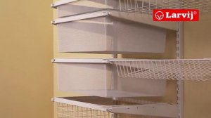 Монтируем гардеробную систему Larvij