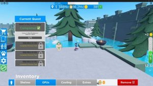 Completing Quest for level 350  -The Warrior's Crysis - Dogecoin Mining Tycoon [Roblox]