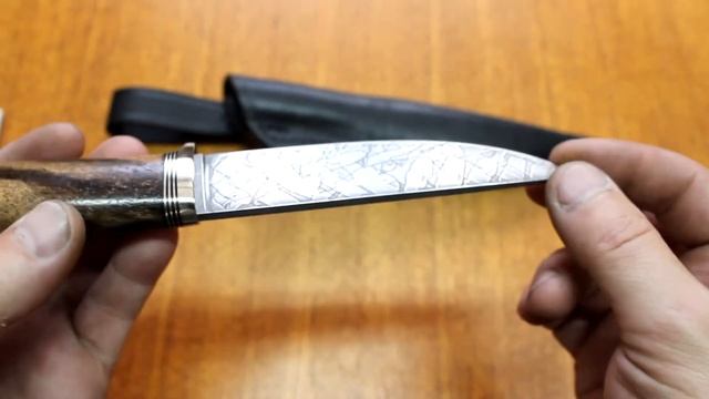 Нож ручной работы Х12МФ и чемпион К390 S390 часть 2. смотреть онлайн