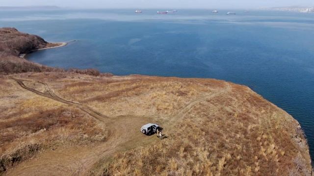 русский остров вид с птичьего полёта. 4к смотреть онлайн